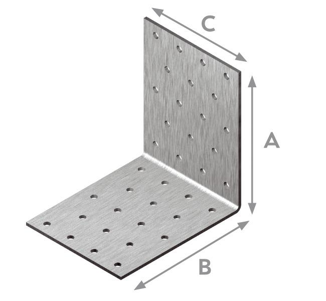 Spikplåtsvinklar (2,5 mm)